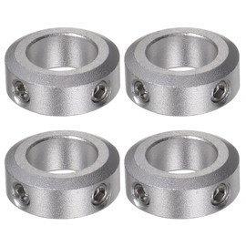 QUARKZMAN Set of 4 Adjusting Rings 13 mm Bore 22 mm AD 8 mm Wide Shaft Locking Ring Depth Stop Rings for Wheel Wheelbarrow Axle Gear Assembly CNC Machine Tools Industrial Anodizing