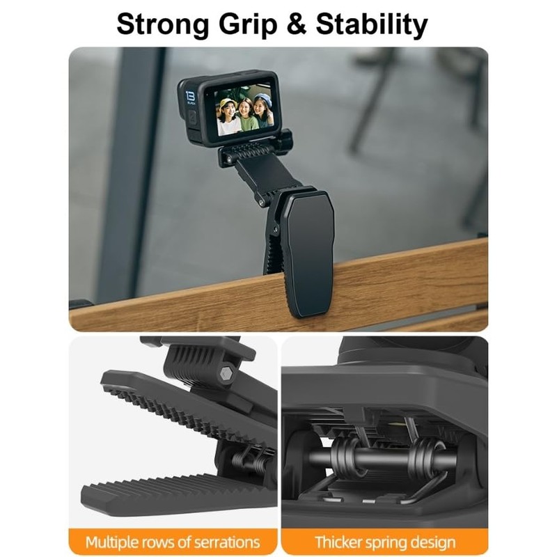 CamGo Sunnylife Extended Magnetic Rotation Clip Mount for GoPro for