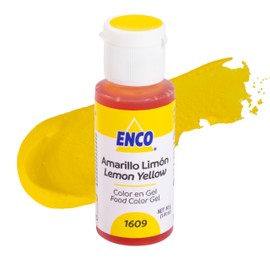 ENCO Food Coloring Gel Lime Yellow 1.41 oz (40g) Concentrated, Vegan