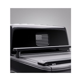 Rear Middle Window American Flag Decal for Jeep Gladiator JT 2020-2025 Truck Back Center Sliding Window Glass USA Flag Vinyl Sticker
