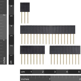 Treedix 2 Sets Pin Socket Pin Header Kit Female Single Row Double Row 2.54mm Pitch Stacking with Board Holder for Arduino Mega 2560 (Total 28 Pcs)