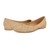 Nine West Women's Flats, Light Natural/Rose Gold 111, 6.5