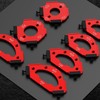 Router Corner Radius Template, 7Pcs Aluminum Woodworking Round Corner Radius