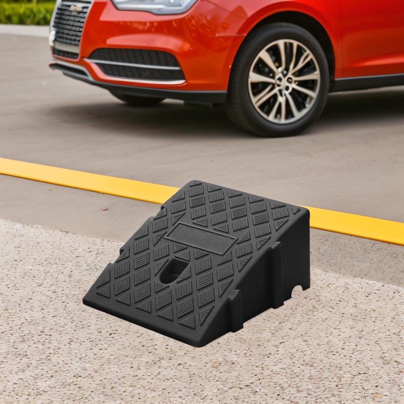 Plastic Curb Ramp 13cm Height Threshold Driveway Anti Slip Slope