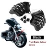 Unbranded Black Steel Brake Caliper Insert Cover For Harley Touring