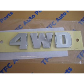 Toyota 4Runner Rear 4WD Chrome Rear Emblem Badge Genuine OEM New  2003-2009