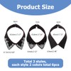 Hobbspring Pack of 6 False Collar for Women, 3 Styles,