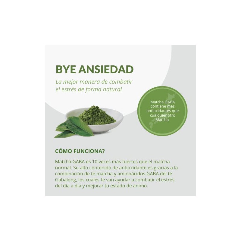 MATCHA PREMIUM GABA FUJIRO ORIGEN JAPONÉS, NATURAL EFECTO CALMANTE, ANTIOXIDANTES