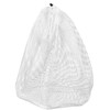 EXCEART Large Drawstring Mesh Laundry Bag Durable Polyester Wash Bag