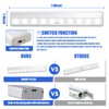 SIXDEFLY Led Motion Sensor Closet Lights 6 Pack, Wireless Under