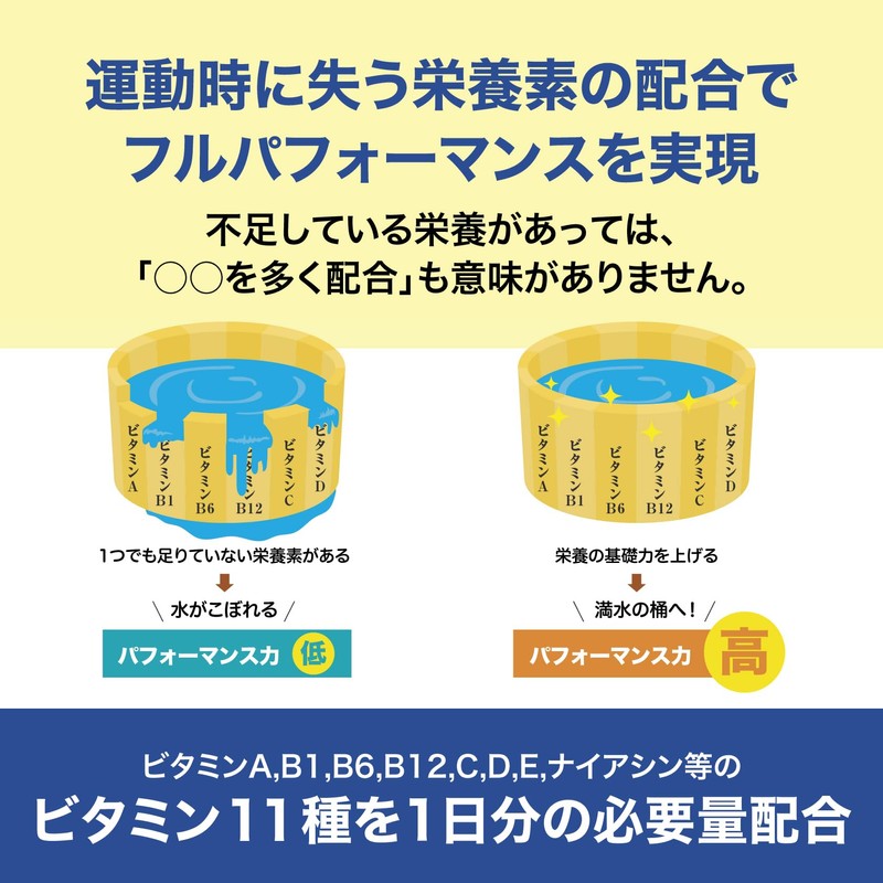 スポーツドリンク 粉末【国産/人工甘味料不使用】(クエン酸 2,000mg+11種のビタミン ミックス1日分)脂質0 (500ml用)10包