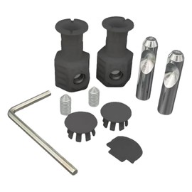 Wall-Mounted Toilet Mounting Set, Intelligent Toilet Mounting Screws, Toilet Seat Fittings, Toilet Mounting Bathroom Hardware, Stainless Steel Oil Lid Screws Accessories for Closed Toilets