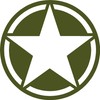 ProSticker 1114 (One) 4" Military Series Army Star MASH Decal