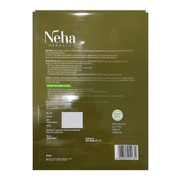 Neha 100% Pure & Natural Herbal Henna Mehandi Powder Enriched With Green Tea,Aloe Vera,Habiscus 500 grm
