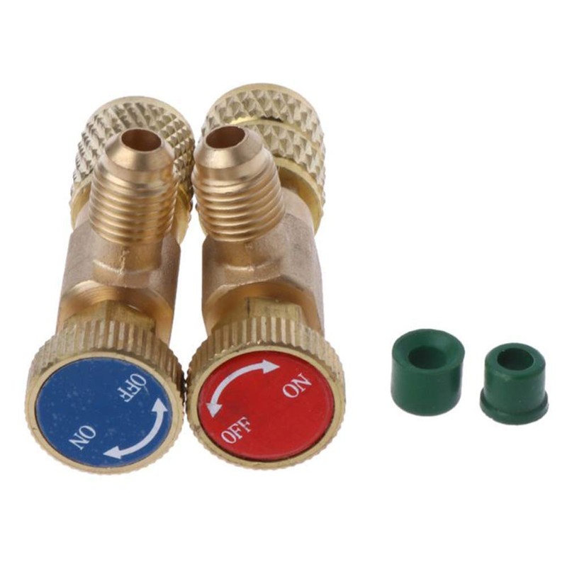 Pack of 2 Filling Coolant Safety Valve Quick Coupling Air