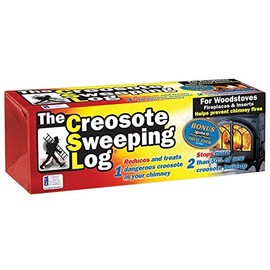 Creosote Sweeping Log For Fireplaces (Pack of 6)