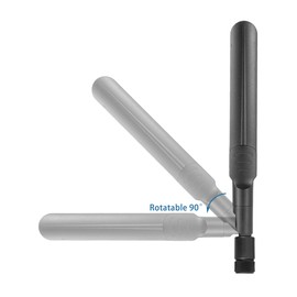 POBADY 2PCS Dual Band WiFi 2.4GHz 5GHz 5.8GHz Antenna SMA Male Antenna 8dBi 15cm/6in for WiFi Router Wireless Network Truck Trailer Rear View Backup Camera Reversing Monitor