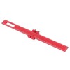 Woodworking Pocket Ruler 12in Multifunctional Metric Inch Woodwork Adjustable Sliding