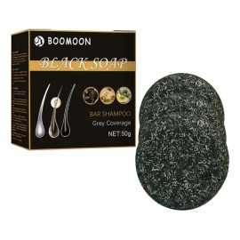 3 Piezas Negro Champú Y Jabón Neutral Para Cabello Limpio