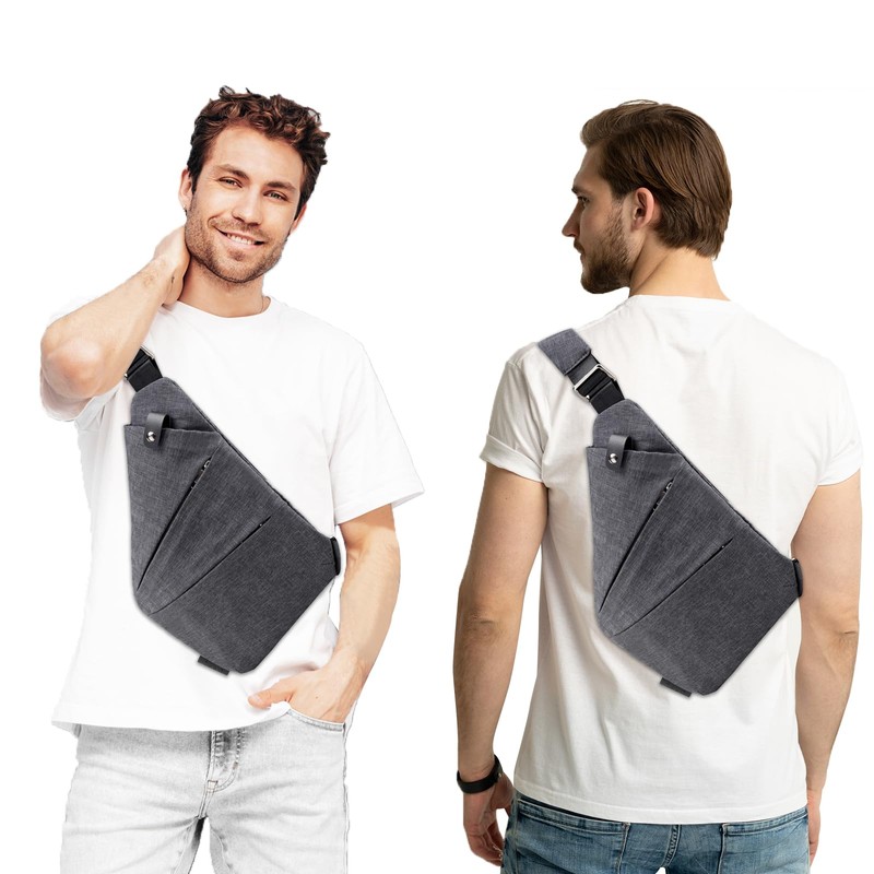 MAXTOP Anti Theft Crossbody Bag for Women Men Multi-Pocket Travel