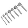 DOITOOL 1 Set V-shaped Leather Punch Tools: 10-40mm Hole Puncher