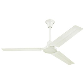 Westinghouse Lighting 7840900 Industrial 56-Inch Three-Blade Ceiling Fan with J-Hook Installation System, White