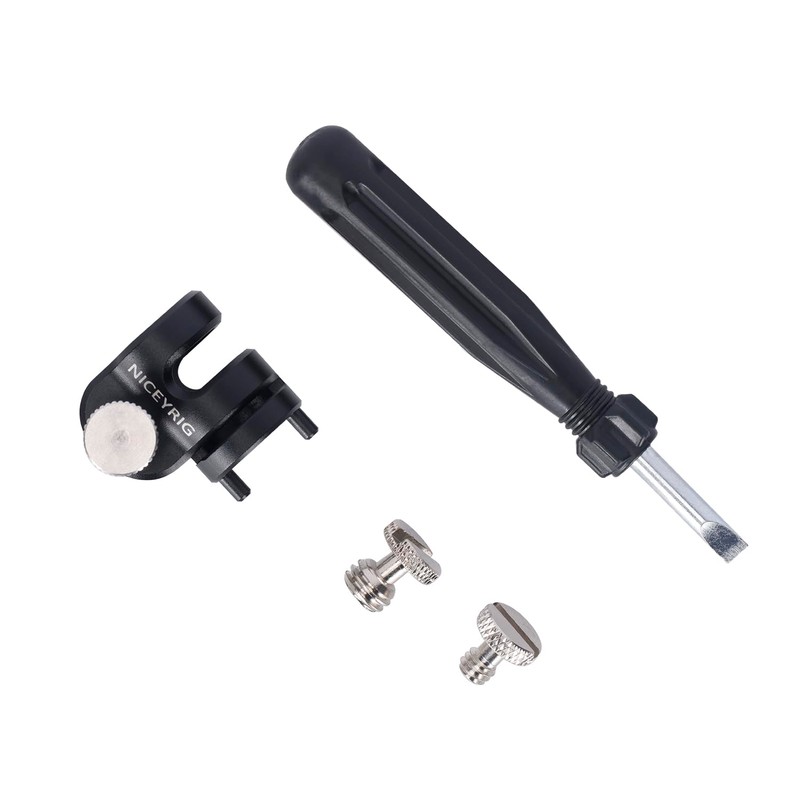 Niceyrig 15mm Single Rod Holder Clamp with 3/8'' Arri Locating