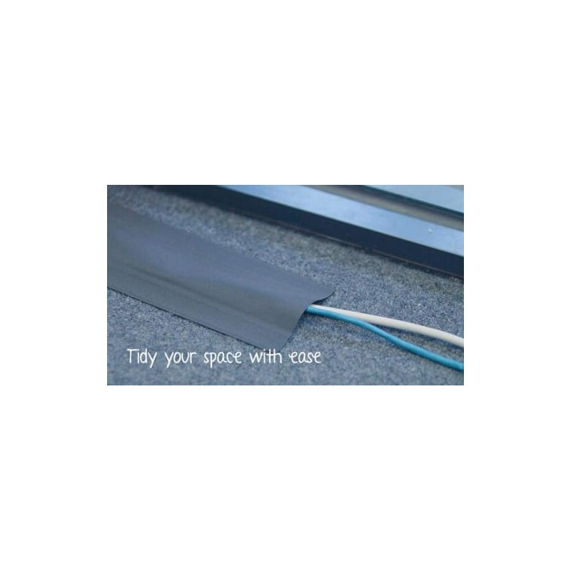 Secure Cord Cable Management System for Carpeted Surfaces, Carpet Cord