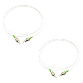 CADICATV 2pcs Manufacture FC/APC-FC/APC simplex Single Mode OS2 4.4/125 Patch Cord 1m(3.28ft)