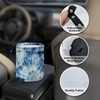 Brosoneto Abstract Tie Dye Car Trash Can - Cute，Portable,Collapsible Back