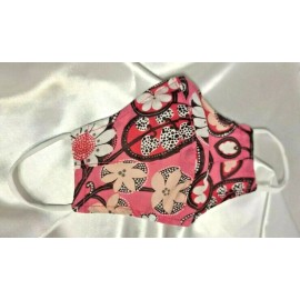 Vera Bradley's FACE MASK in BLUSH PINK Pattern, 100% Cotton, One Size, NWT