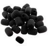 KKUANG 30PCS 30x22x8mm Black Portable Amplifier Foam Cover Clip on