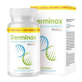 Derminax Capsules | With Natural Ingredients to Support Skin Balance | 90 Capsules 1x