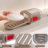 Pack of 2 Soap Box Travel Leak-Proof Waterproof Plastic Soap