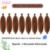 Marley Twist Braiding Hair Pre-Separated Springy Afro Twist 16 Inch