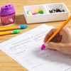 Staples Arrowhead Pencil Cap Erasers, Assorted Colors, 12 Pack –