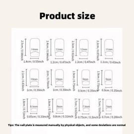 Comfort Aurora Color Nail Set with Nail File & Double Sided Tape, 24pcs DIY Cosmetic Glossy Fake Nail Kit for Women & Girls Manicure, Nail Art Nail Care Kits, Nail Supplies