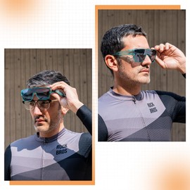 ROCKBROS Polarized Fit Over Glasses Sunglasses 100% UV400 Protection for Men Women,Wrap Around Sunglasses for Driving Cycling