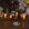 Homemory 9" x 3" Flameless Candles Battery Operated, Flickering LED