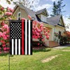 Anley Double Sided Premium Garden Flag, Thin Red Line US
