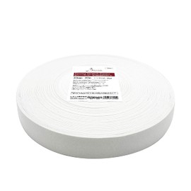 Leonis Strong Knit Rubber (White) Width 1.2 inches (30 mm), 30 m Roll
