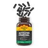 Country Life Activated Charcoal, Digestive Aid, 260mg, 100 Vegan Capsules,