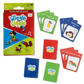 Trunk Works Wiggle N Giggle Travel Card Game | Motor Skills | Animal Movements | Fun Physical Activity for Kids Ages 3 4 5 6 +