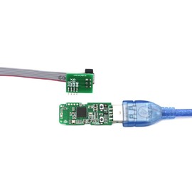 Taidacent nRF52840 USB Dongle Bluetooth Low Energy Desktop nRF Connect Bluetooth 5.0 Dongle with Shell Low-Cost BLE Debugging Tool can be BLE Protocol Analysis Tool (Dongle+Adapter+Line)