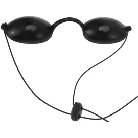 Protector Ocular Opaco Tpu Negro para Adultos, Adaptación Flexible Protección Uv, Diseño Opaco, Uso Exterior en Camping y Senderismo, Cobertura Máxima