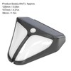 Solar Warning Light Human Body Induction Infrared Sound Light Alarm