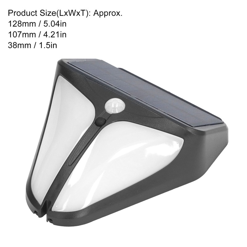 Solar Warning Light Human Body Induction Infrared Sound Light Alarm