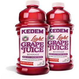 Kedem Light Concord Grape Juice, 64oz (2 Pack) 2/3 Less Calories Than Regular Kedem Grape Juice