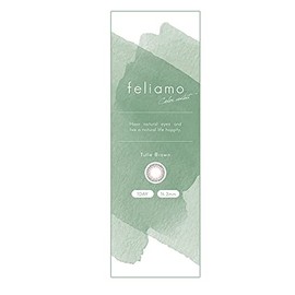 feliamo フェリアモ ワンデー 度あり 度なし 【カラー】チュールブラウン 【PWR】±0.00（度なし） 10枚入 1箱