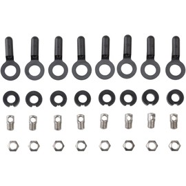 SKS Unisex 8x Bolts,nuts & Endcaps for Chromoplastics/Longboard Mudguards, One Colour, One Size UK